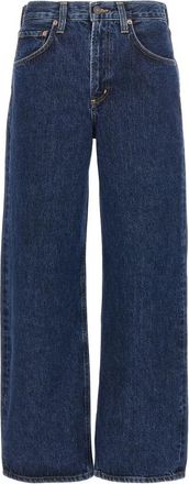 A Gold E Low Curve Jeans - Dames - Loose Fit Jeans - Blauw - W26 - Katoen - Jeans