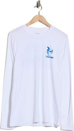 Vintage Summer Swimwear UPF 50+ Long Sleeve Graphic Sunshirt in White at Nordstrom Rack, Size Xx-Large