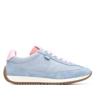 Xti Womens Casual Lace Up Sneakers In Light Blue