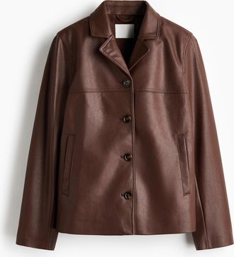 H&M Jacke mit Coating - Beige