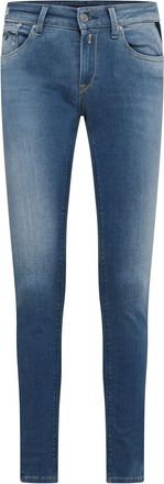 Replay Dames Replay New Luz Skinny-Fit Jeans in Blauw