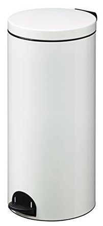 Rossignol Cubo De Basura Con Pedal 30l Blanco - 90233