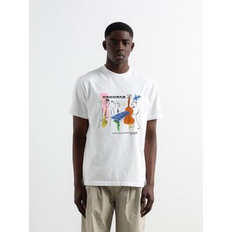 Edmmond Studios Cassette Print T-Shirt in Plain White at Nordstrom, Size Xx-Large