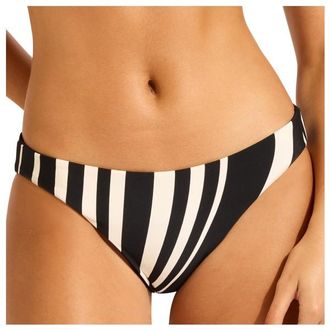 Seafolly Coastline Reversible Hipster Pant Bikini-Bottom f&uuml;r Damen | orange