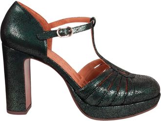 Chie Mihara Uyelo pumps - Dames - Schoenen - Groen - Maat: 37 EU Leer