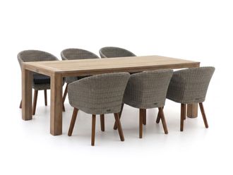 Intenso Furniture Intenso Tropea/ROUGH-X 240cm dining tuinset 7-delig