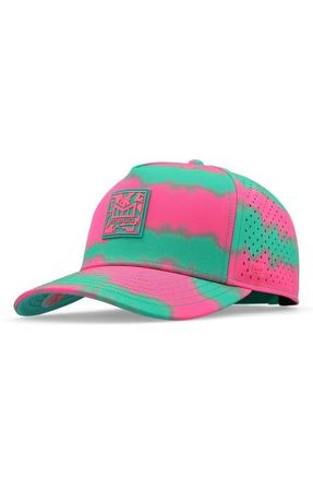Melin Hydro Odysea Neon Tie Dye Hat in Neo Pink at Nordstrom, Size X-Large