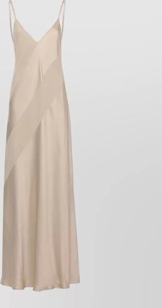 Antonelli v-neck sleeveless flared-hem knee-length dress