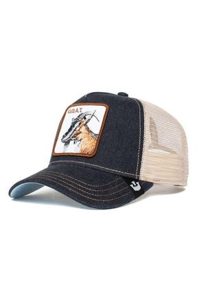 Goorin Brothers G.O.A.T. Patch Trucker Hat in Charcoal at Nordstrom