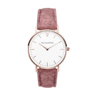 Paul Valentine Horloges - Dames - Horloges - Roze - ONE Size - Accessoires