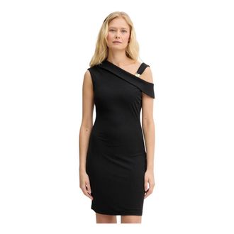 Guess Mujer, Vestidos, Negro, Talla: L