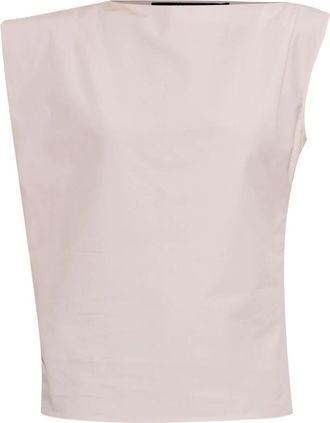 Jacquemus The Drap Top - Dames - Tops zonder mouwen - Roze - M - Katoen - Tops