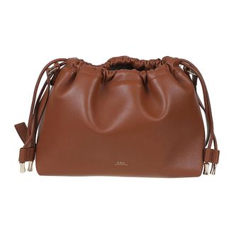 A.P.C. Shoulder Bags, female, Brown, Size: ONE SIZE Ninon Drawstring Bag