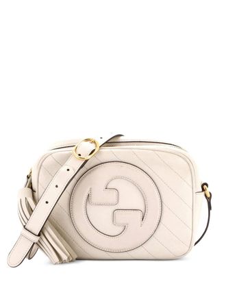 Gucci Blondie NM Camera Shoulder Bag Diagonal Quilted Leather Small crossbody bag - women - Calf Leather - One Size - Neutrals