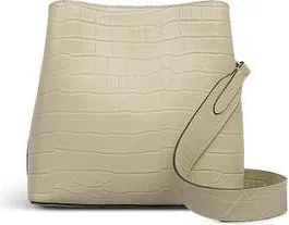 Radley London Dukes Place - Faux Croc Medium Compartment Crossbody Bag in Snow at Nordstrom
