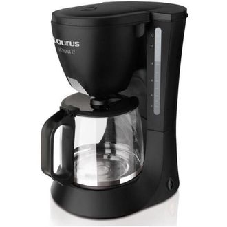 Taurus Cafetera Goteo Verona 12, 680 W, 1.2 Litros, Pl&aacute;stico, Color Negro - Taurus