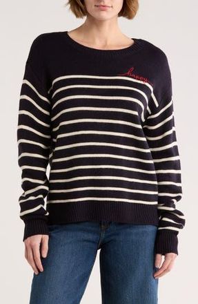Daniel Rainn Love Sweater in Navy at Nordstrom Rack, Size X-Small