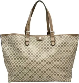Gucci Pre-owned Tote Bags, female, Beige, Size: ONE SIZE Pre-owned Leather gucci-bags