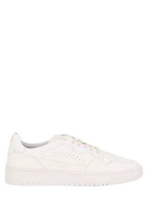 Eleventy White Super Soft Deerskin Leather Sneakers