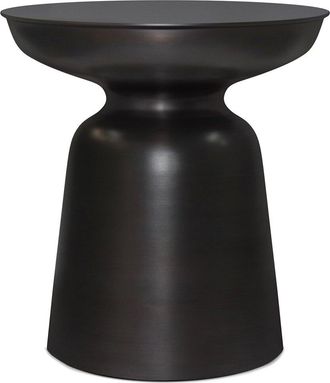 Simpli Home Toby Modern Industrial 17In Metal Accent Side Table