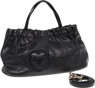 Gucci Pre-owned Handbags, female, Black, Size: ONE SIZE Pre-owned Vintage Handbag