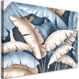 Feeby Impresi&oacute;n De Imagen Hojas Tropicales De Platanero Naturaleza Plantas 100x70