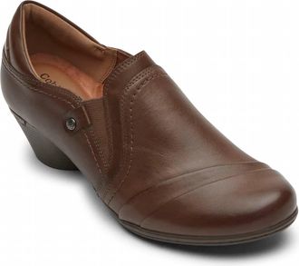 Rockport Womens Laurel Slip-On Shoes In Bark