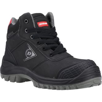 Dunlop First One Adv Titan Nubuck Mens Black/Red Safety Boots - Size UK 10