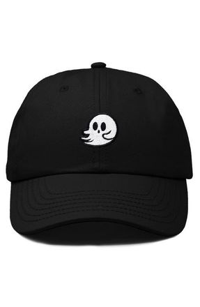 Dalix Whisper Ghost Dad Cap in Black at Nordstrom