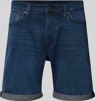 Jack & Jones Jack & Jones Regular Fit Jeansshorts im 5-Pocket-Design Modell RICK in Dunkelblau, Gr&ouml;&szlig;e XL