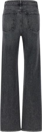 Khaite Womens Jeans Danielle Black Cotton