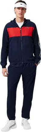 Lacoste Heren Kleurblok Logo Tennisjack (Marine)