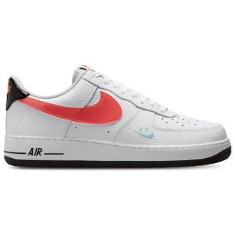 Nike Mens Air Force 1 07 - Basketball Shoes Flash Crimson/White/Black Size 10.0