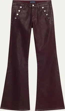 Ramy Brook Coated Helena Flare Jeans