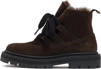 Bimba & Lola Stivali stringati 35mm - Marrone