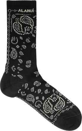 Alanui Bandana Socks - unisex - Alanui - Socks - Black - ONE SIZE - Underwear