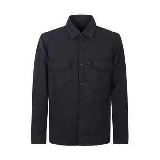 Stone Island Casual Shirts, male, Blue, Size: XL Overshirt