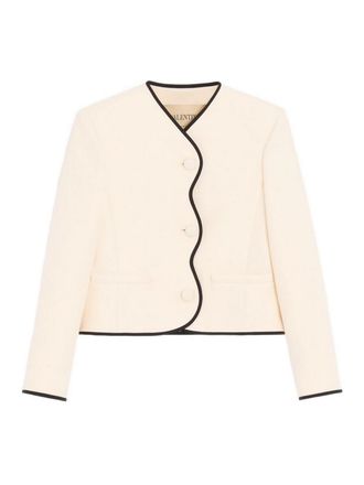 Valentino Wool And Silk Blend Jacket