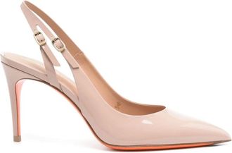 Santoni Roze Hakken Schoenen - Dames - Pumps - Roze - 38 1/2 EU - Schoenen