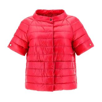 Herno Winter Jackets, female, Red, Size: L Ultralight Down Jacket