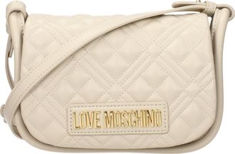 Love Moschino Damens Umh&auml;ngetaschen Polyurethan Beige/Elfenbein