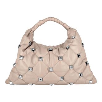 Philipp Plein Leren Handtas - Dames - Tassen - Beige - Maat: ONE Size Leer