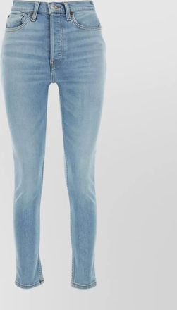 Re/Done stonewashed skinny denim trousers