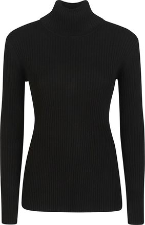 P.A.R.O.S.H. Rilla Ribbed Viscose Turtleneck Sweater