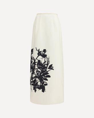 Crida Milano Long linen and cotton Skirt Female 0