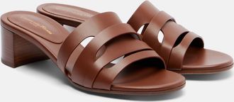 Gianvito Rossi 35 leather mules