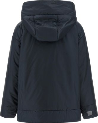Max Mara Womens Blue Polyester Shell Jacket Clothing