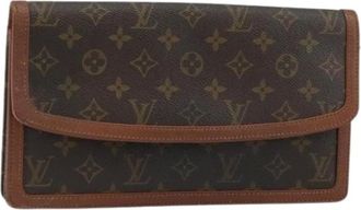 Louis Vuitton Pre-owned Clutches, female, Brown, Size: ONE SIZE Pre-owned Clutch