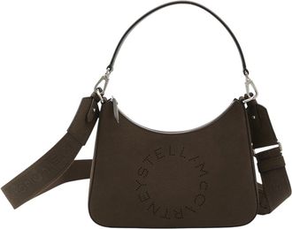 Stella McCartney Brown Logo Small Shoulder Bag