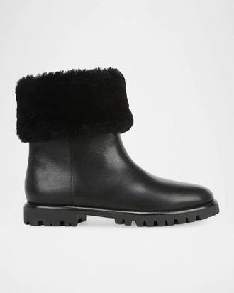 Vince Cameron Shearling-Lined Leather Boots